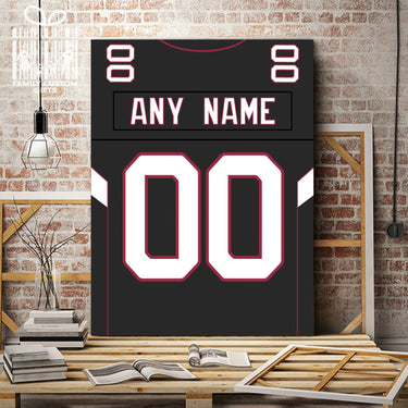 Arizona Jersey Custom Canvas Print Wall Art for Boy Girl Men Women Football Personalized Canvas Art